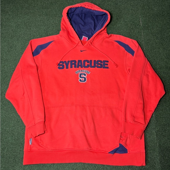90s/Y2K Syracuse Orangemen Nike Center Swoosh hoodie sweatshirt - Main Image